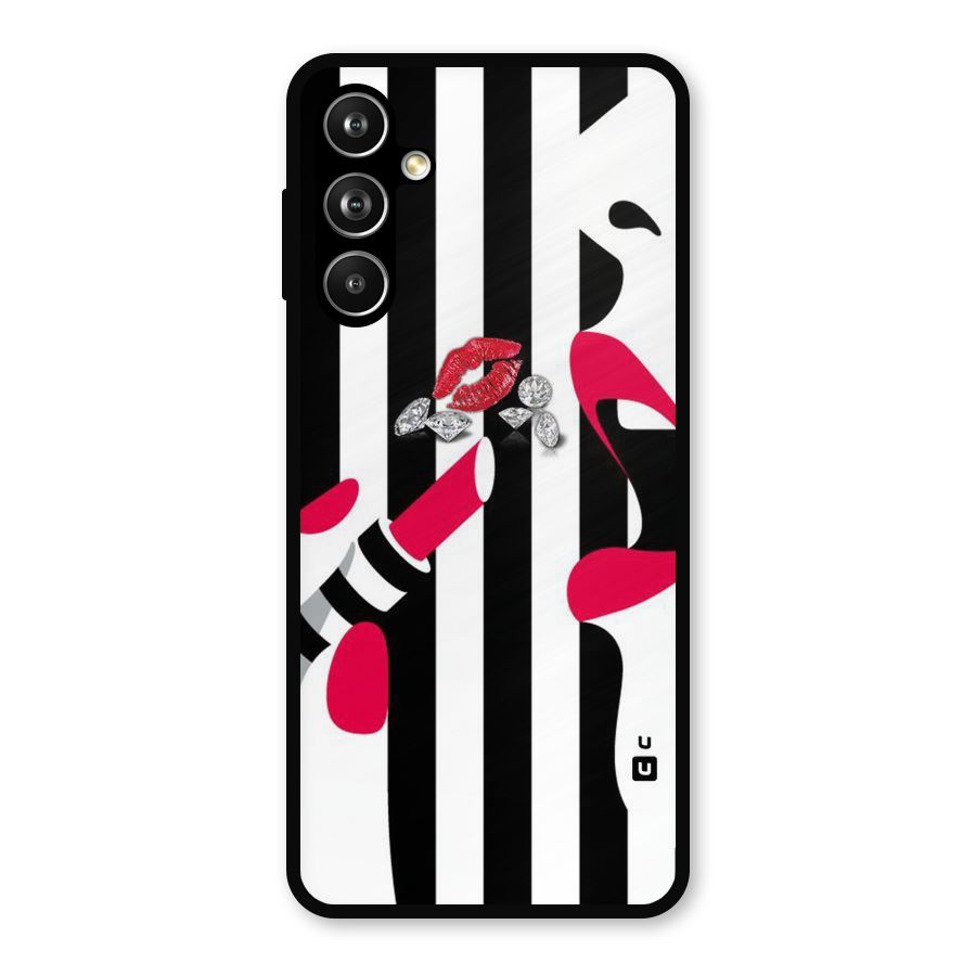 Bold Woman Metal Back Case for Samsung Galaxy M54