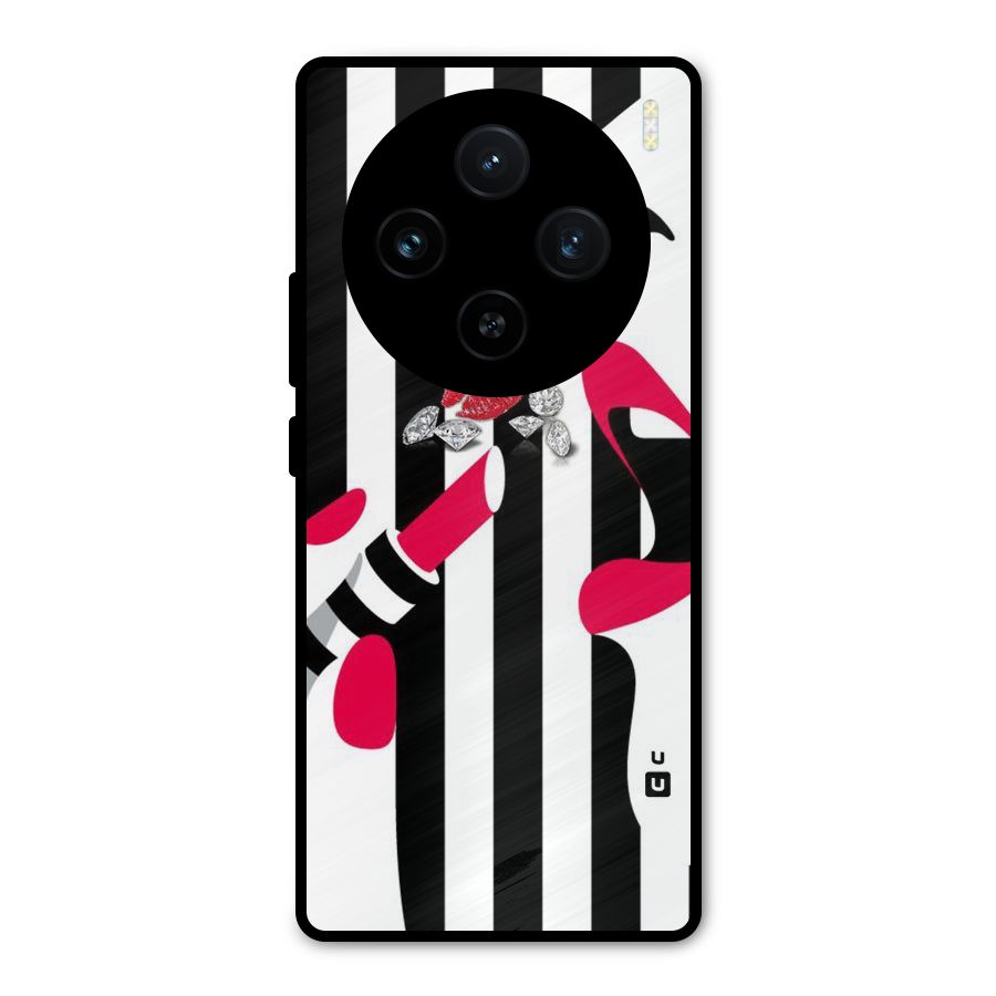 Bold Woman Metal Back Case for Vivo X100