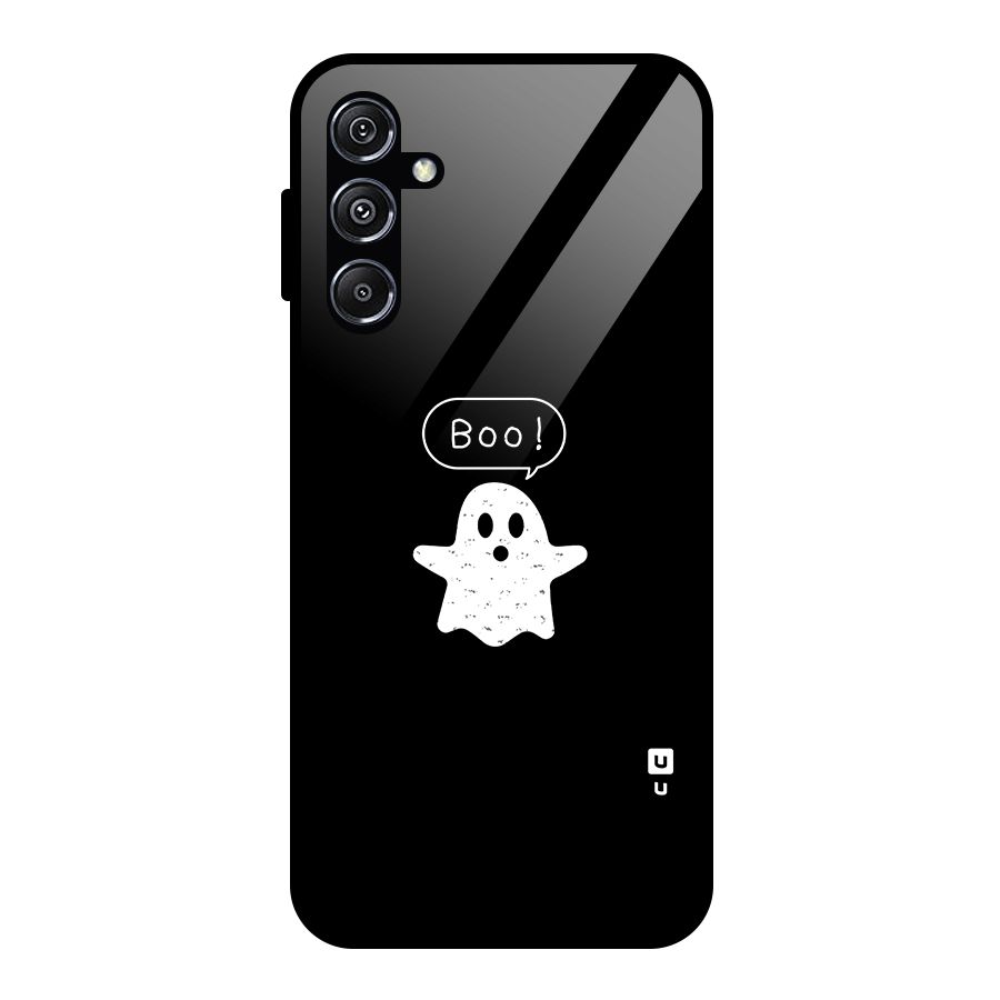 Boo Cute Ghost Glass Back Case for Galaxy M34 5G