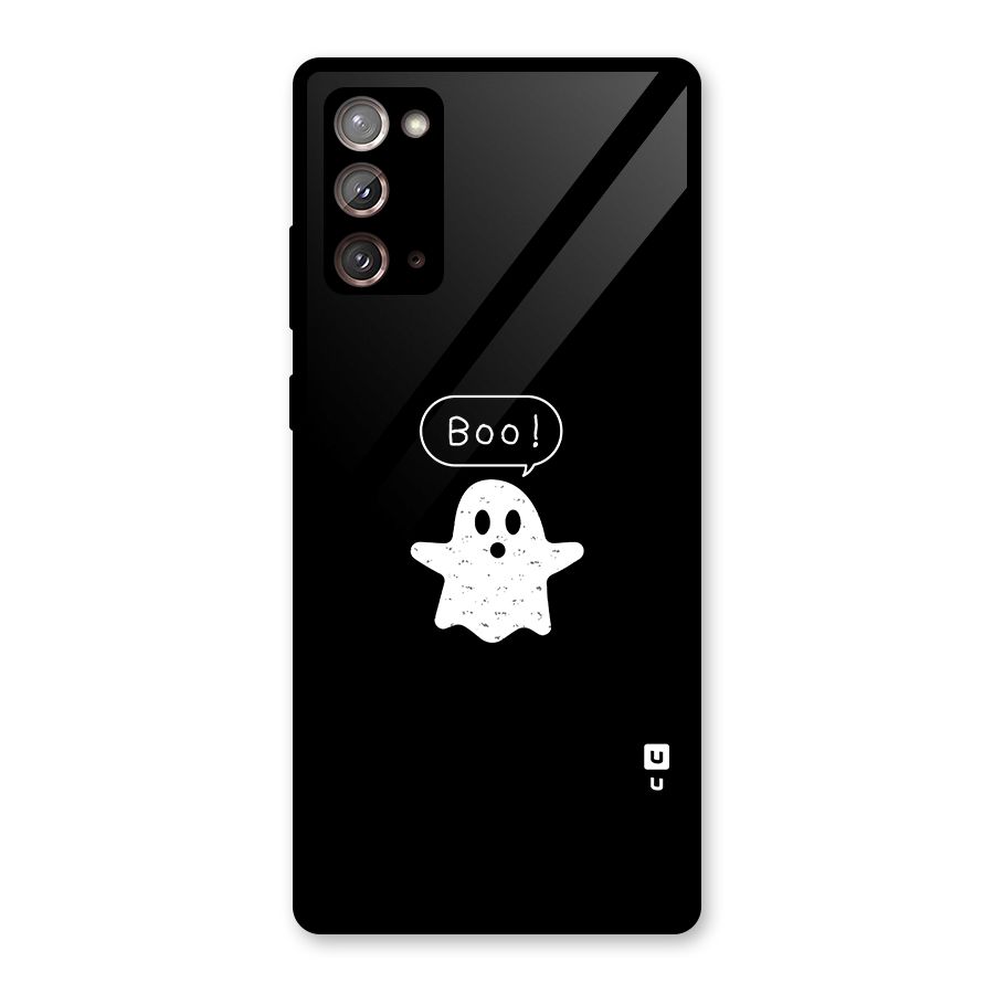 Boo Cute Ghost Glass Back Case for Galaxy Note 20