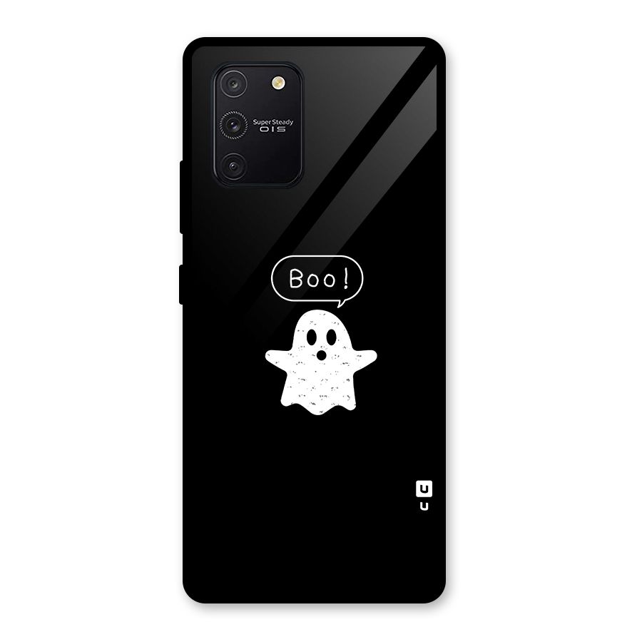 Boo Cute Ghost Glass Back Case for Galaxy S10 Lite