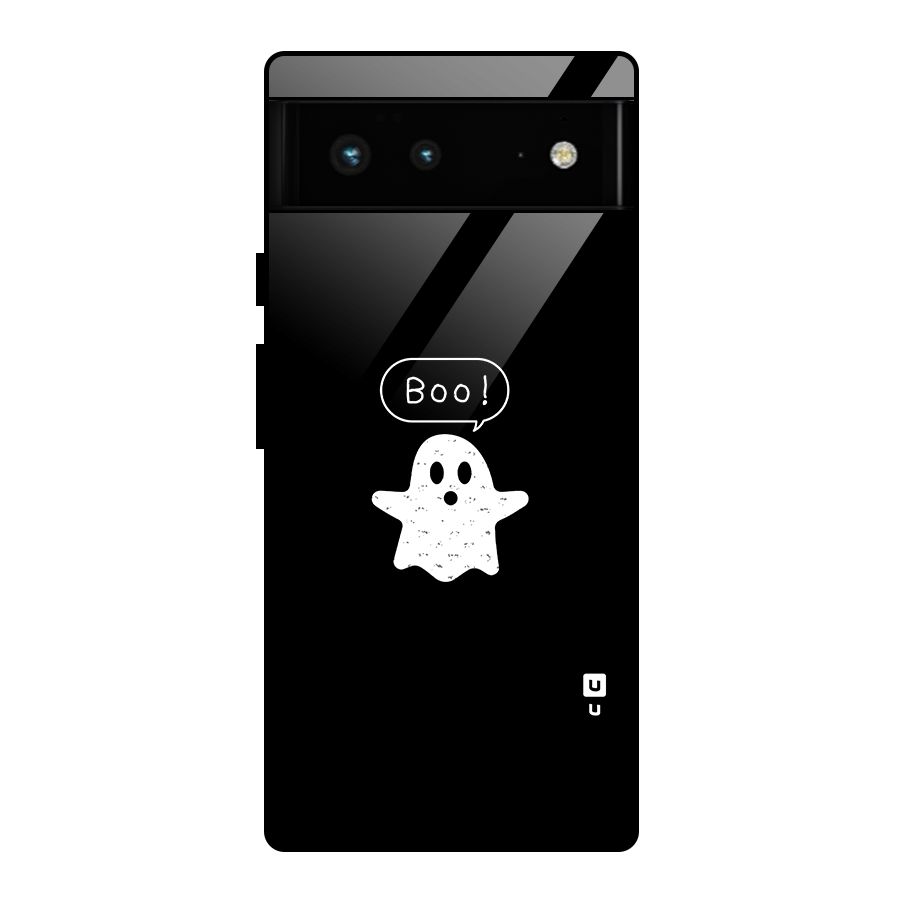Boo Cute Ghost Glass Back Case for Google Pixel 6