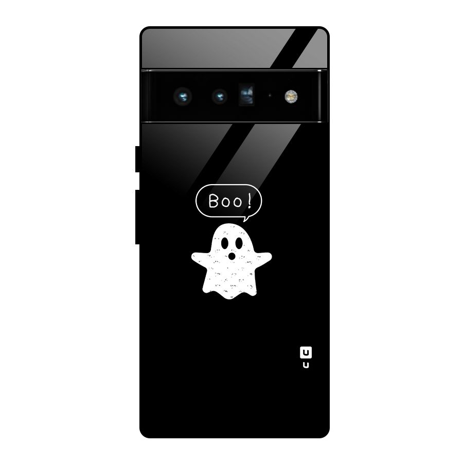 Boo Cute Ghost Glass Back Case for Google Pixel 6 Pro