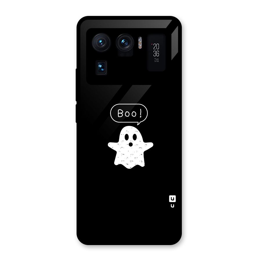 Boo Cute Ghost Glass Back Case for Mi 11 Ultra
