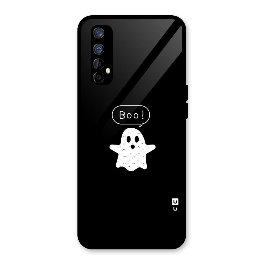 Boo Cute Ghost Glass Back Case for Realme 7