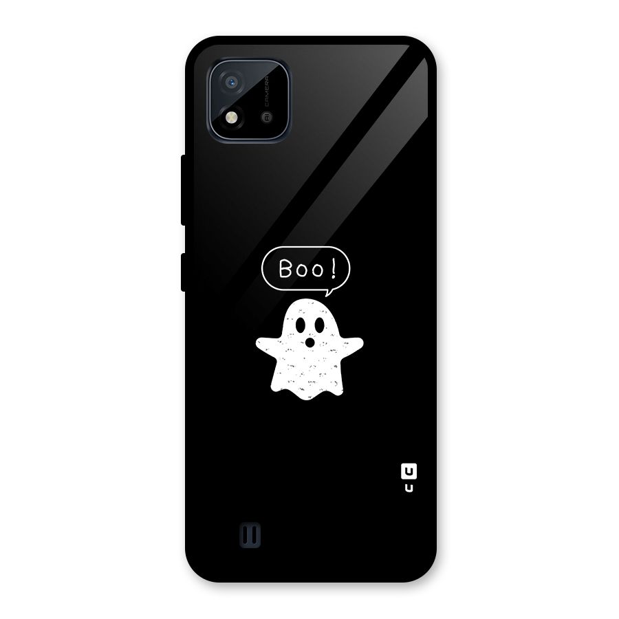 Boo Cute Ghost Glass Back Case for Realme C11 2021