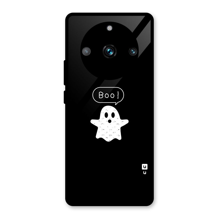 Boo Cute Ghost Glass Back Case for Realme Narzo 60 Pro