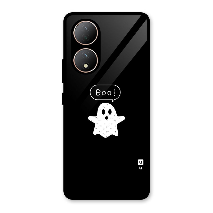 Boo Cute Ghost Glass Back Case for Vivo Y100A
