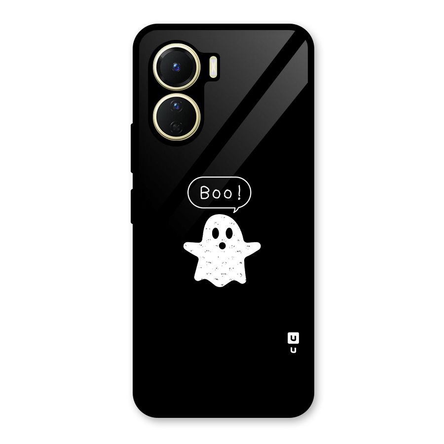 Boo Cute Ghost Glass Back Case for Vivo Y16