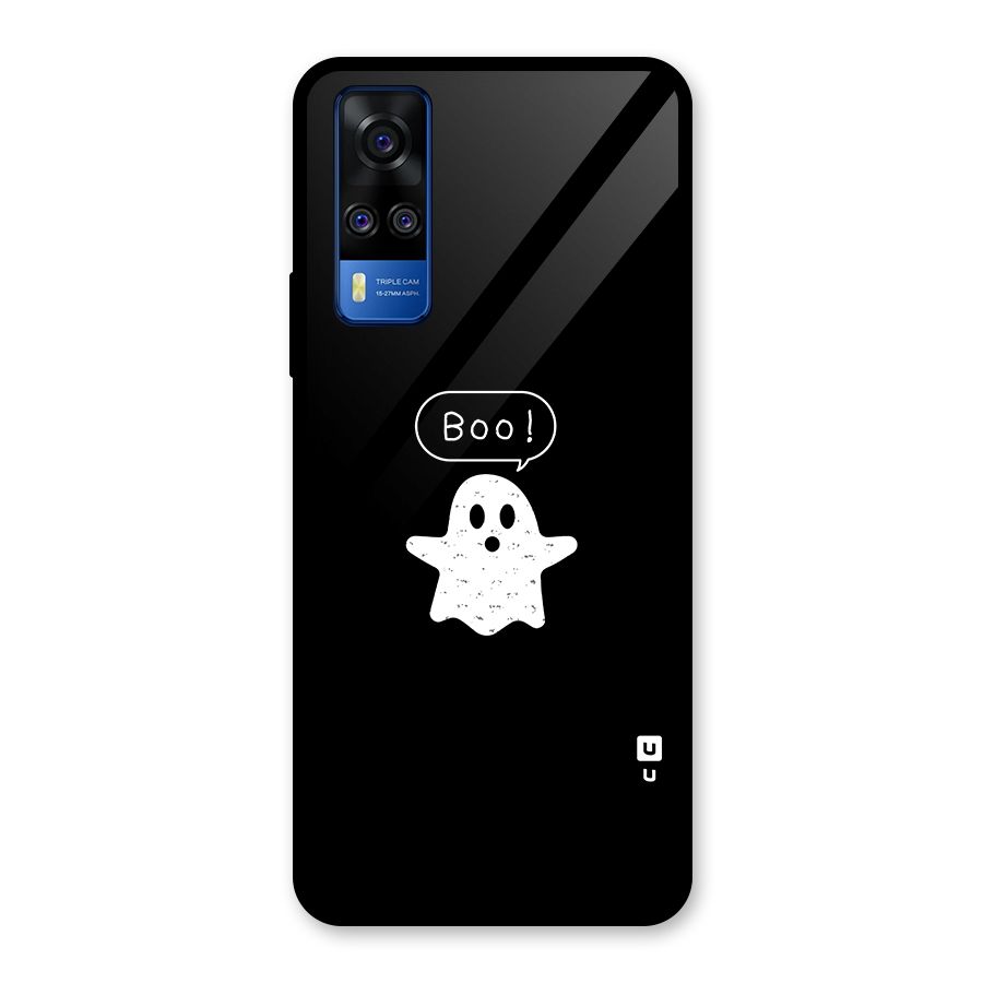 Boo Cute Ghost Glass Back Case for Vivo Y31