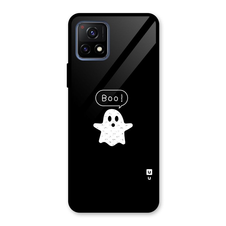 Boo Cute Ghost Glass Back Case for Vivo Y72 5G