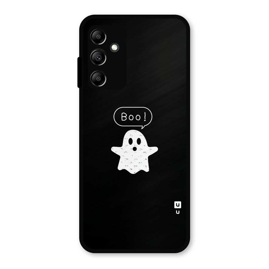 Boo Cute Ghost Metal Back Case for Galaxy A14 5G