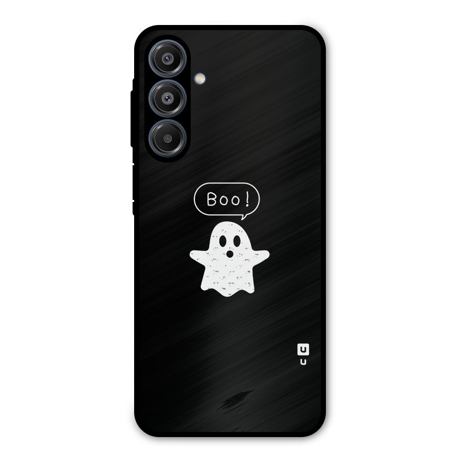 Boo Cute Ghost Metal Back Case for Galaxy A16 5G