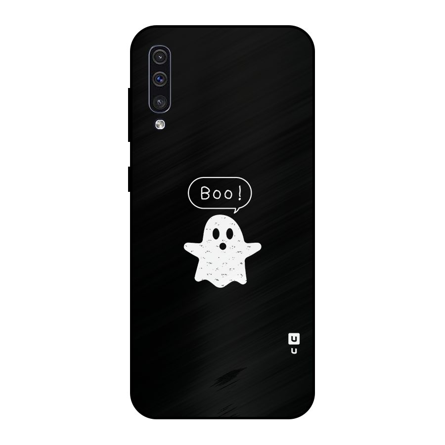 Boo Cute Ghost Metal Back Case for Galaxy A30s