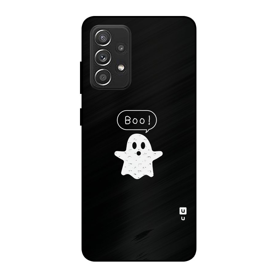 Boo Cute Ghost Metal Back Case for Galaxy A52