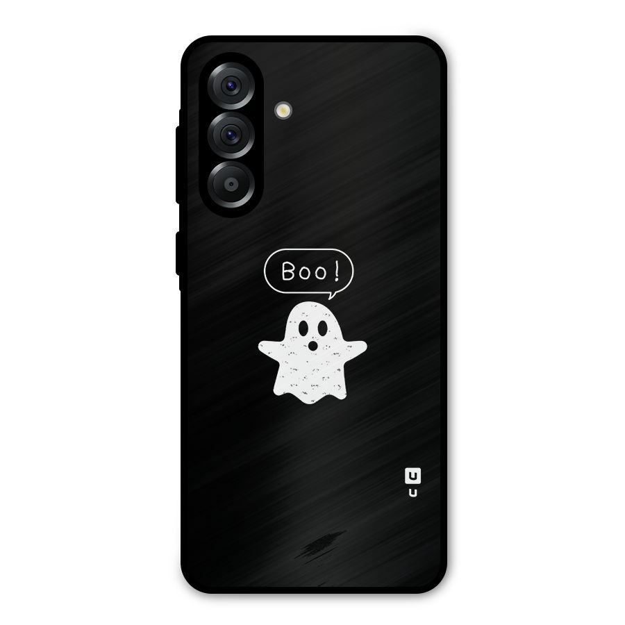 Boo Cute Ghost Metal Back Case for Galaxy A56