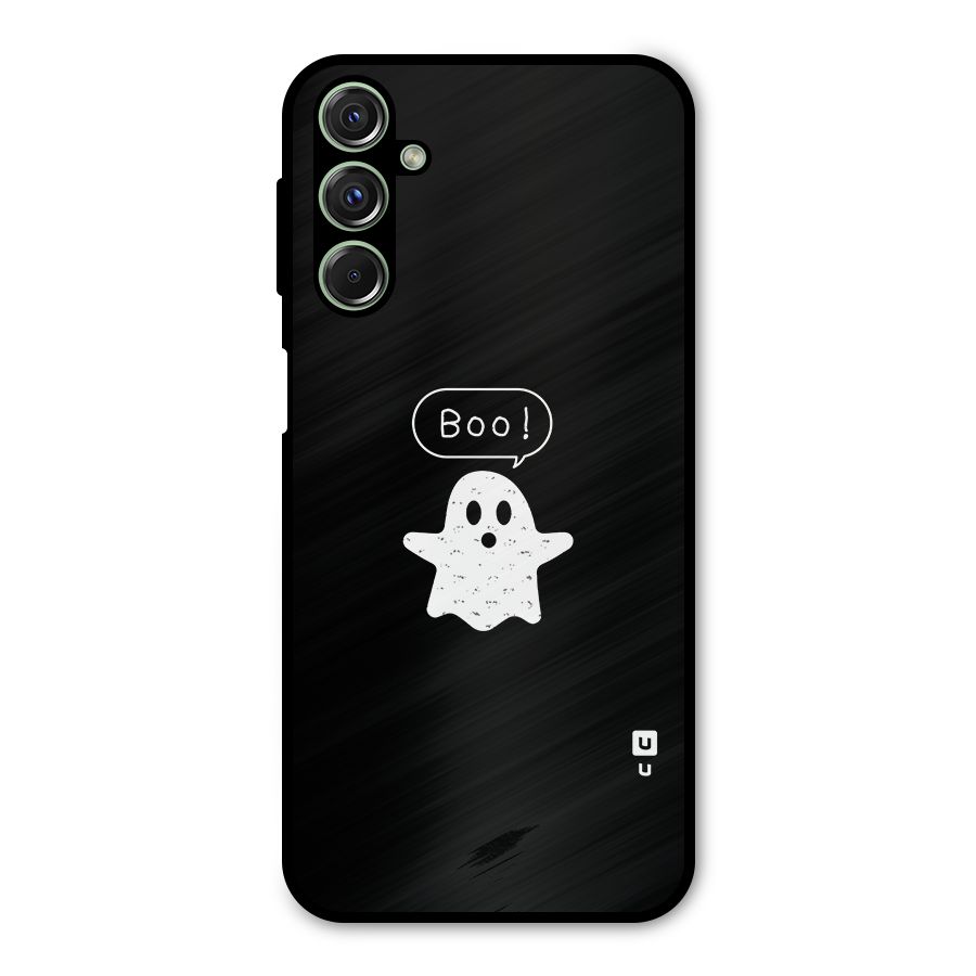 Boo Cute Ghost Metal Back Case for Galaxy F34