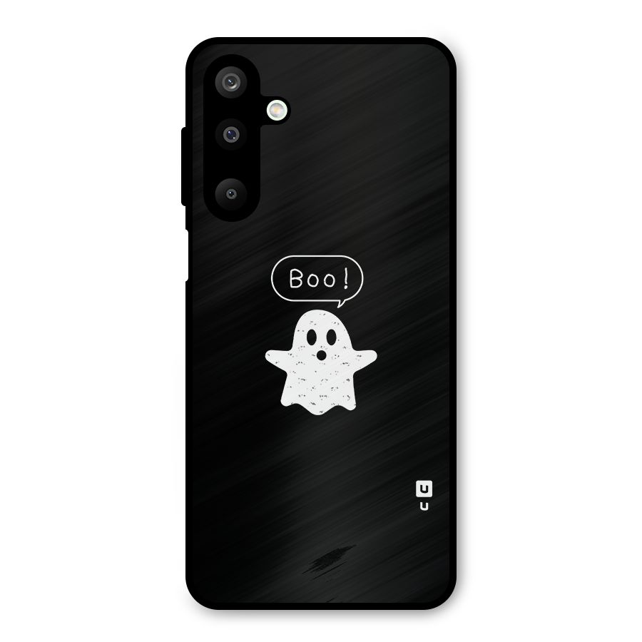 Boo Cute Ghost Metal Back Case for Galaxy M16