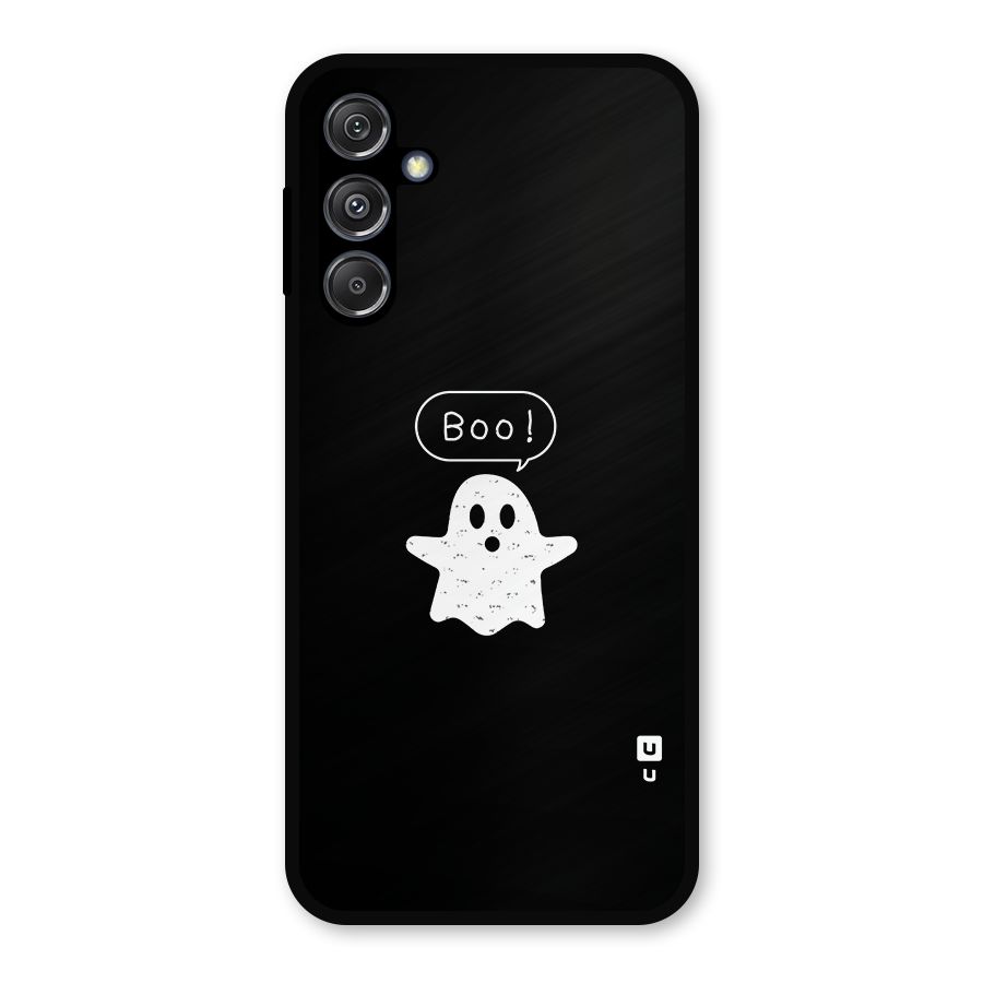 Boo Cute Ghost Metal Back Case for Galaxy M34 5G