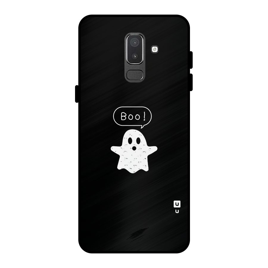 Boo Cute Ghost Metal Back Case for Galaxy On8 (2018)