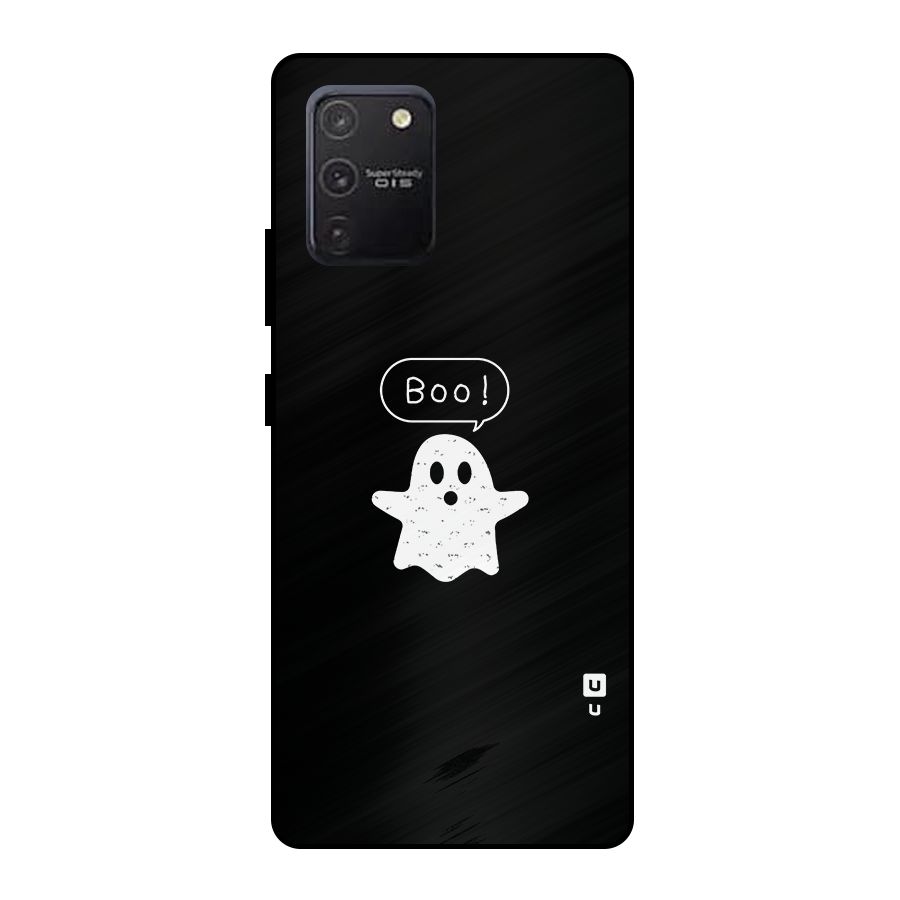 Boo Cute Ghost Metal Back Case for Galaxy S10 Lite