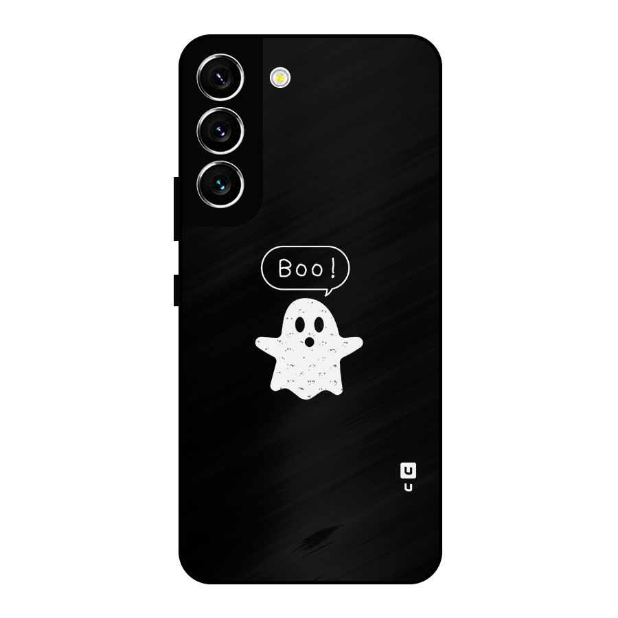 Boo Cute Ghost Metal Back Case for Galaxy S22 5G