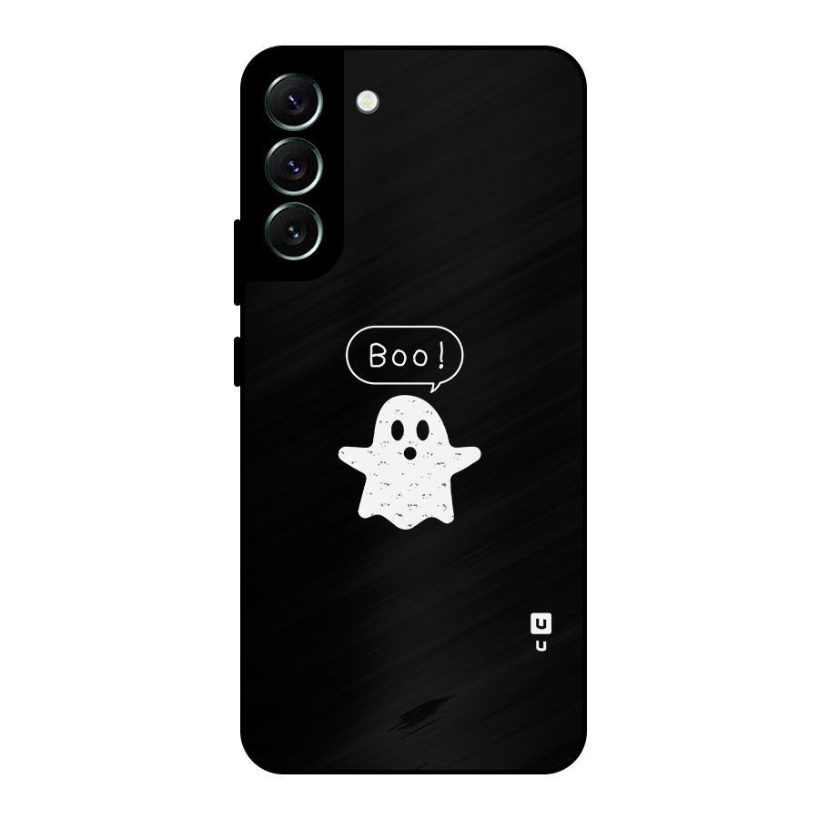 Boo Cute Ghost Metal Back Case for Galaxy S22 Plus 5G