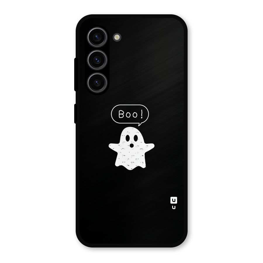 Boo Cute Ghost Metal Back Case for Galaxy S23