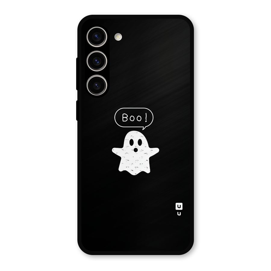 Boo Cute Ghost Metal Back Case for Galaxy S23 Plus
