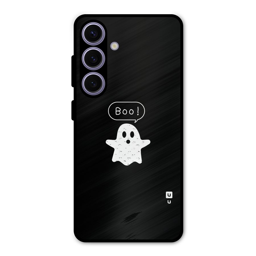 Boo Cute Ghost Metal Back Case for Galaxy S24