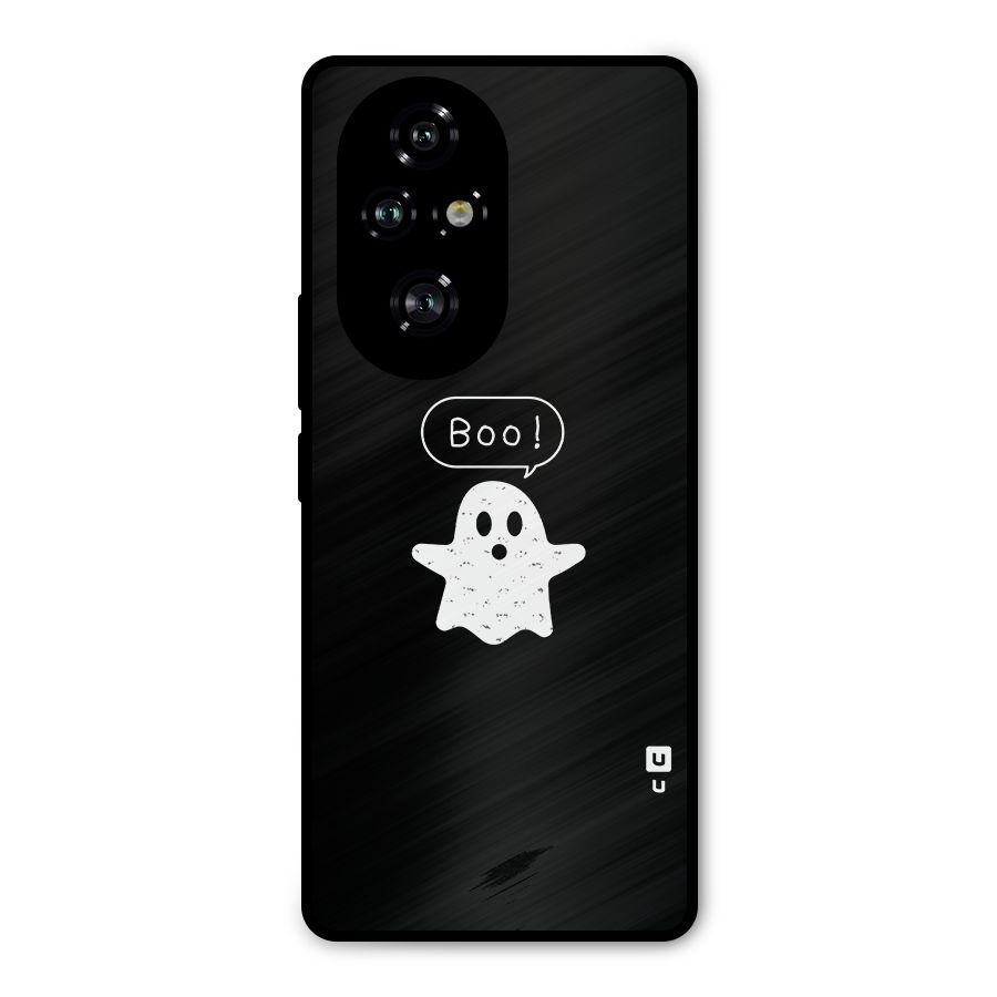Boo Cute Ghost Metal Back Case for Honor 200 Pro
