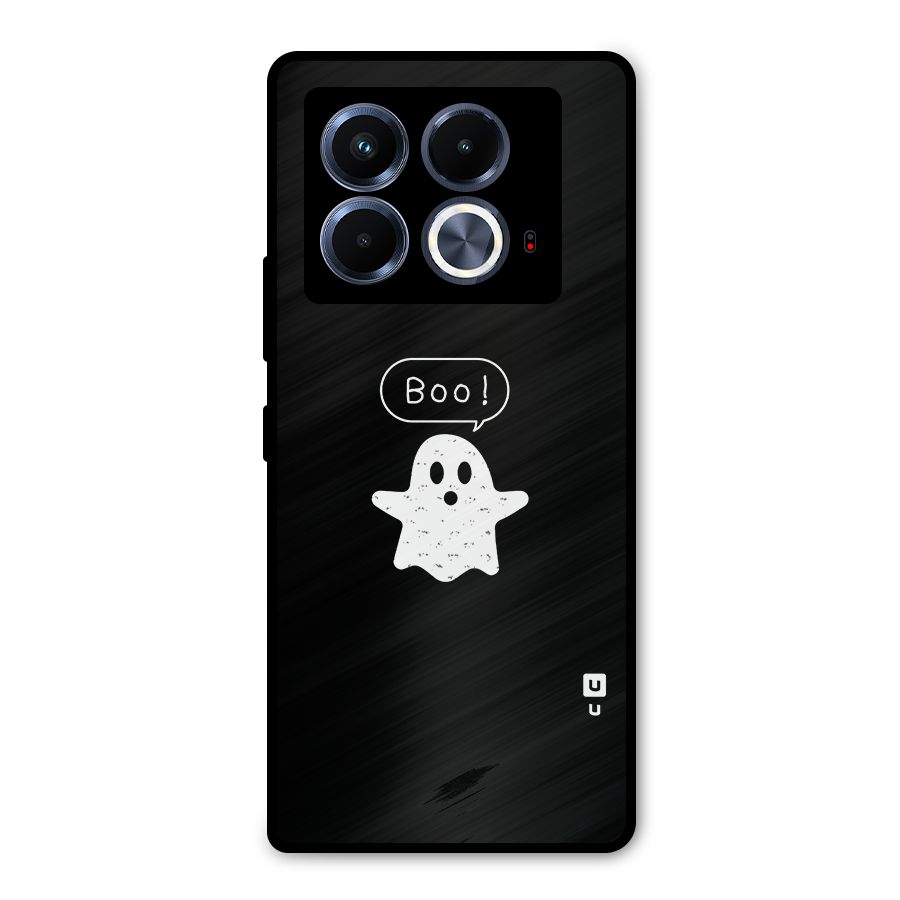 Boo Cute Ghost Metal Back Case for Infinix Note 40 5G