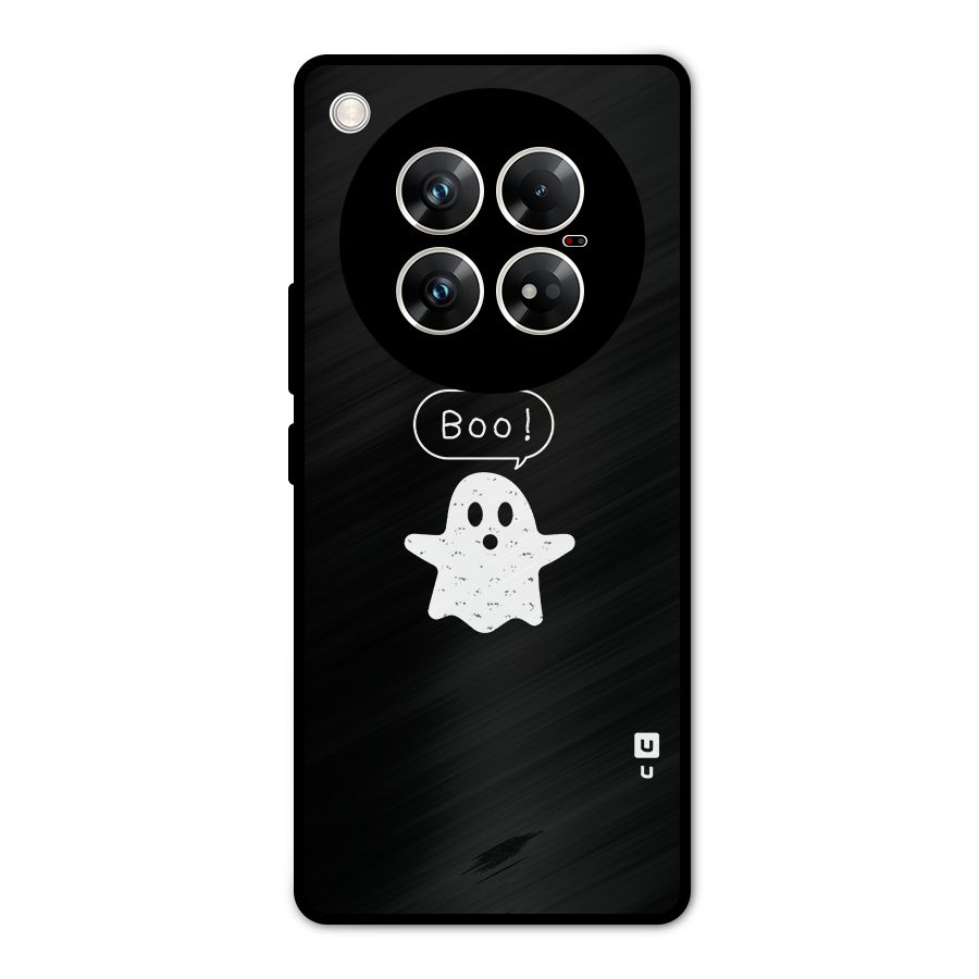 Boo Cute Ghost Metal Back Case for Infinix Zero 40 5G