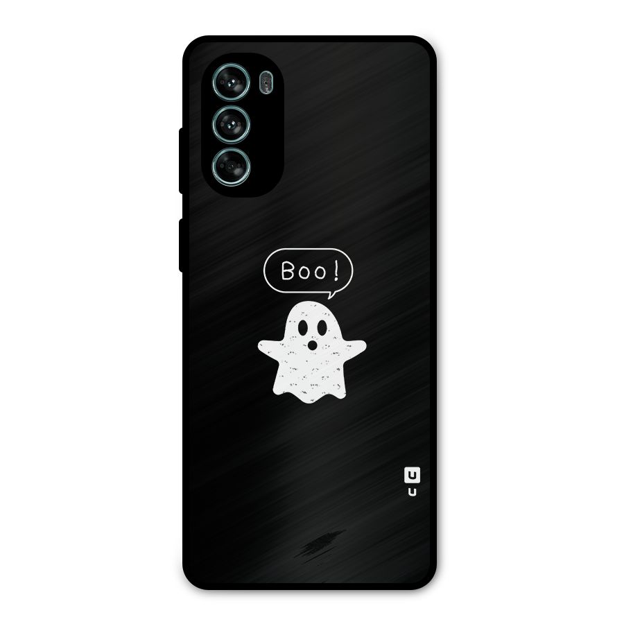 Boo Cute Ghost Metal Back Case for Moto G62