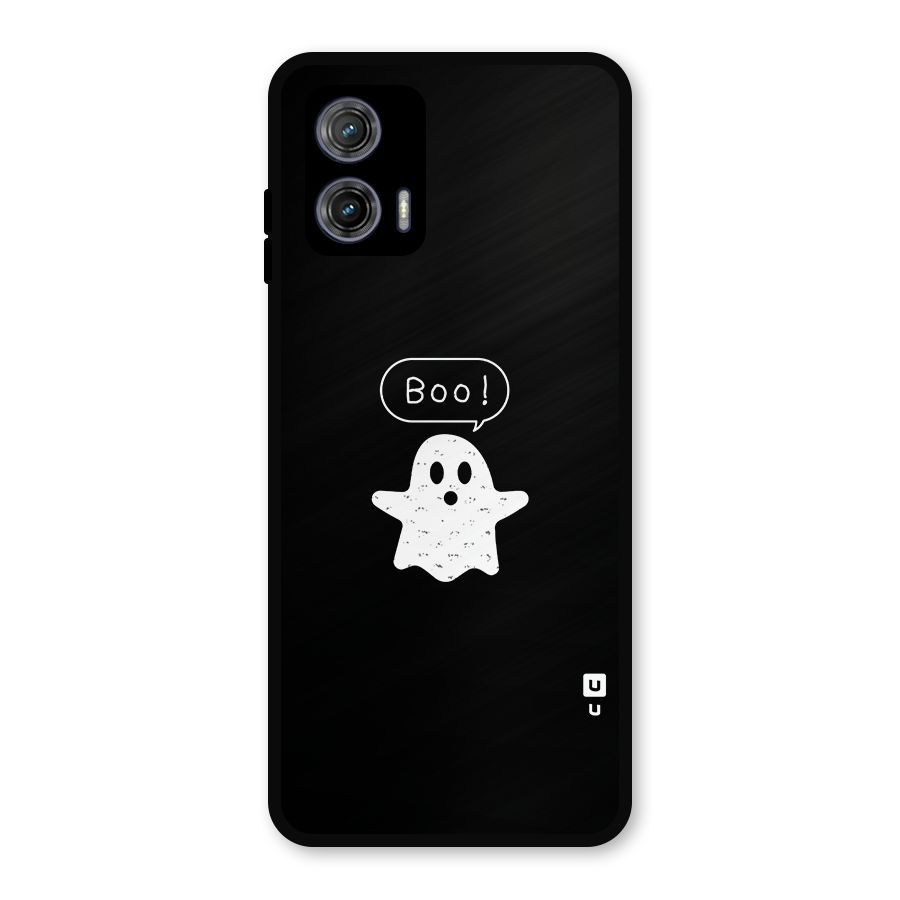 Boo Cute Ghost Metal Back Case for Moto G73