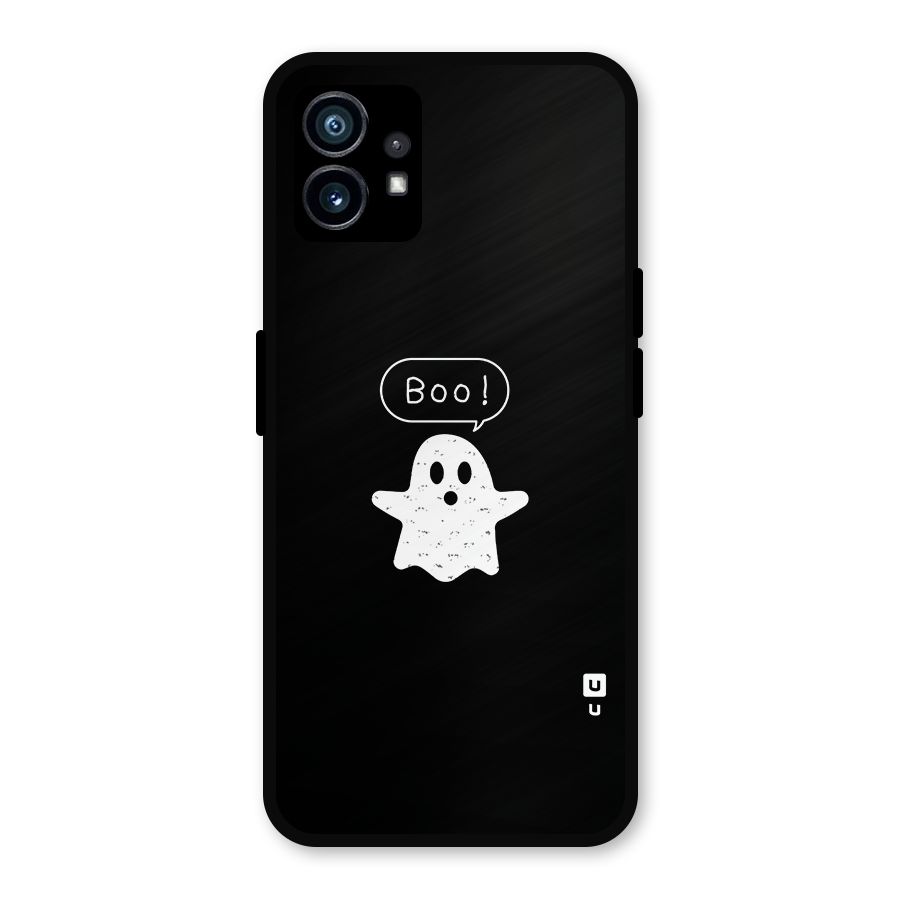 Boo Cute Ghost Metal Back Case for Nothing Phone 1