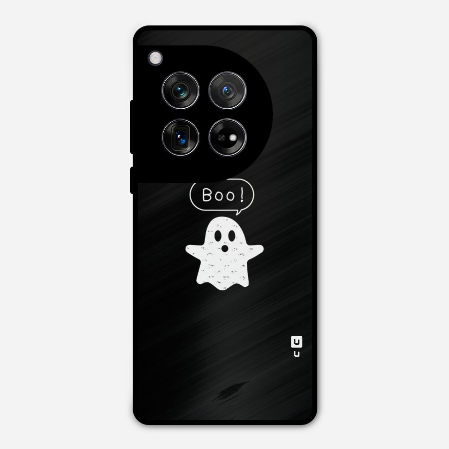 Boo Cute Ghost Metal Back Case for OnePlus 12