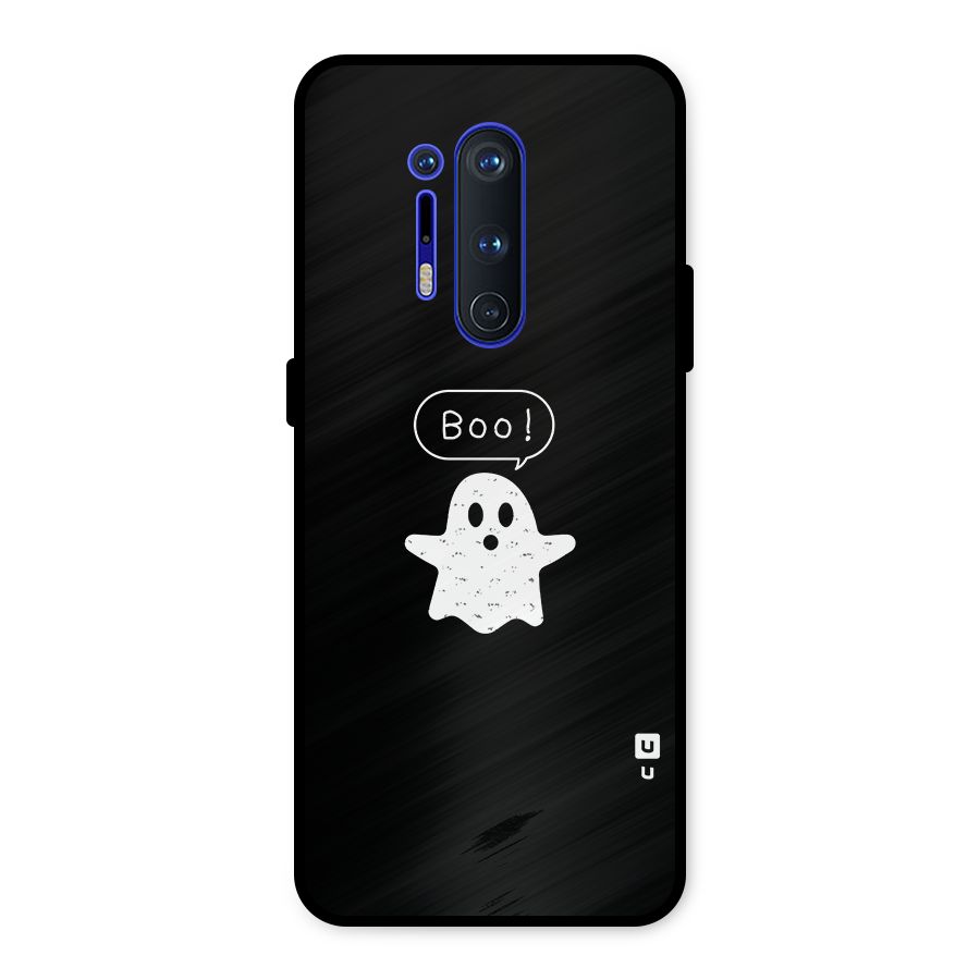 Boo Cute Ghost Metal Back Case for OnePlus 8 Pro