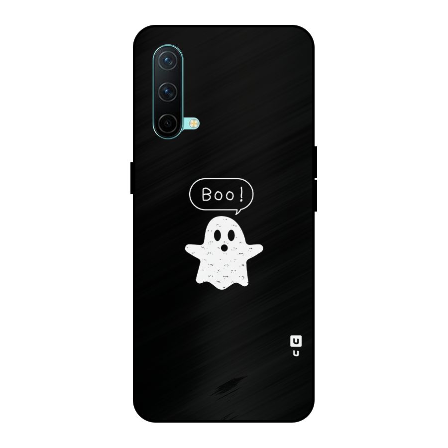 Boo Cute Ghost Metal Back Case for OnePlus Nord CE 5G