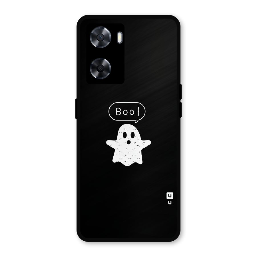 Boo Cute Ghost Metal Back Case for OnePlus Nord N20 SE