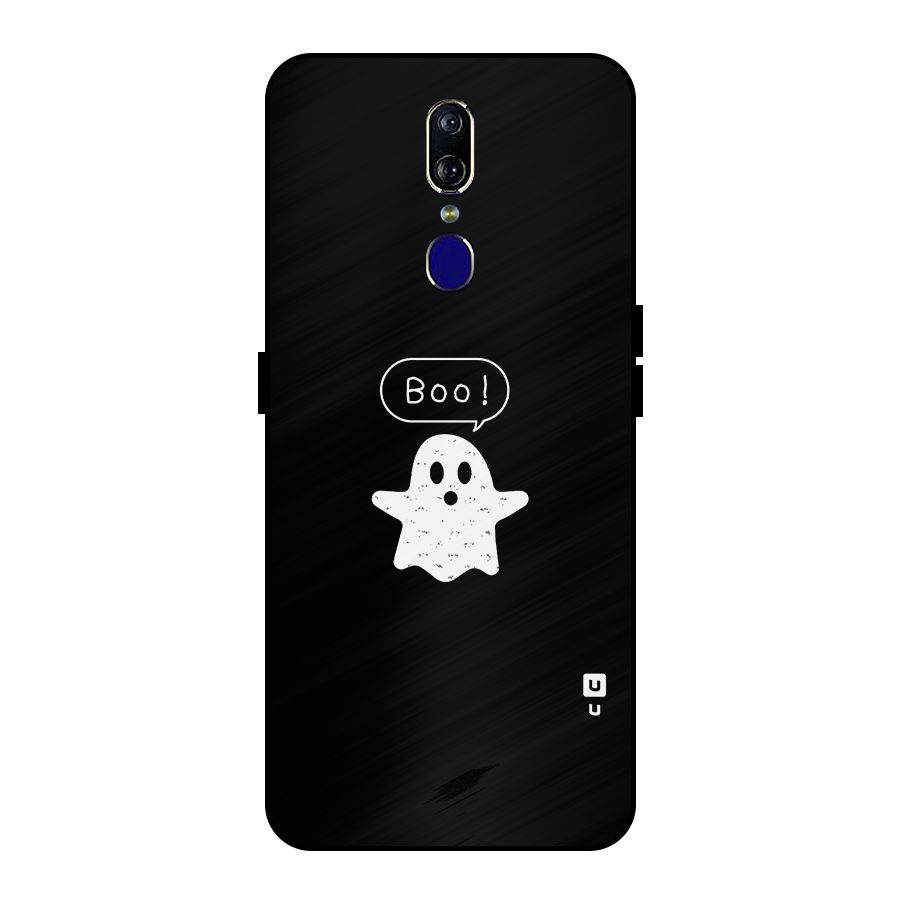 Boo Cute Ghost Metal Back Case for Oppo F11