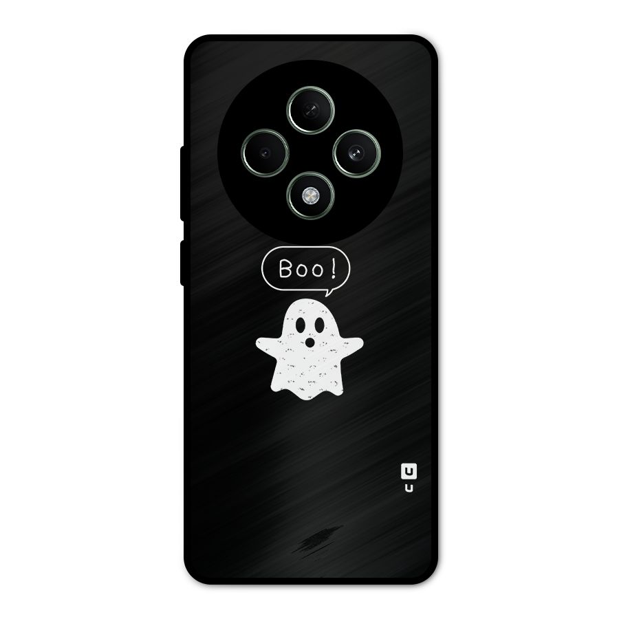 Boo Cute Ghost Metal Back Case for Oppo F27