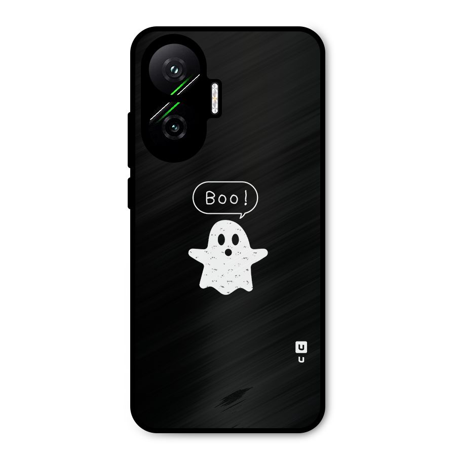 Boo Cute Ghost Metal Back Case for Poco F7