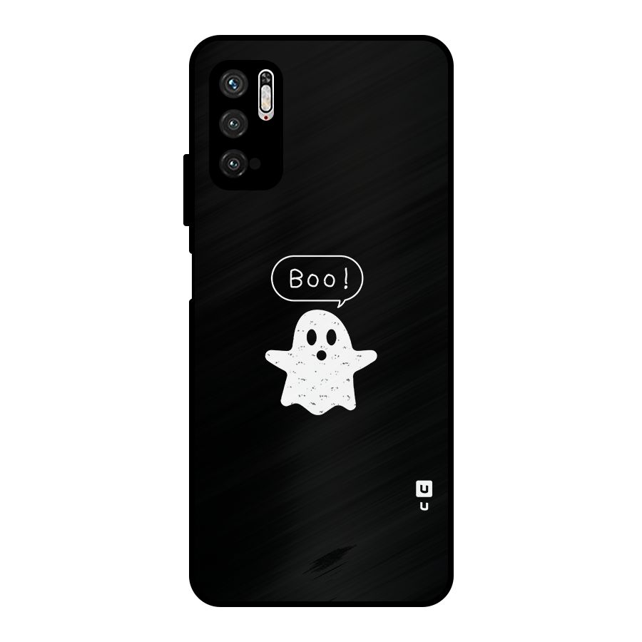 Boo Cute Ghost Metal Back Case for Poco M3 Pro 5G