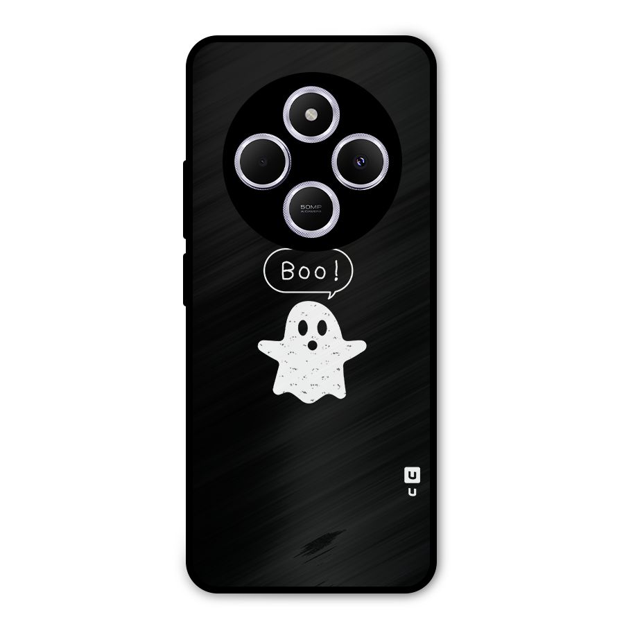 Boo Cute Ghost Metal Back Case for Poco M7