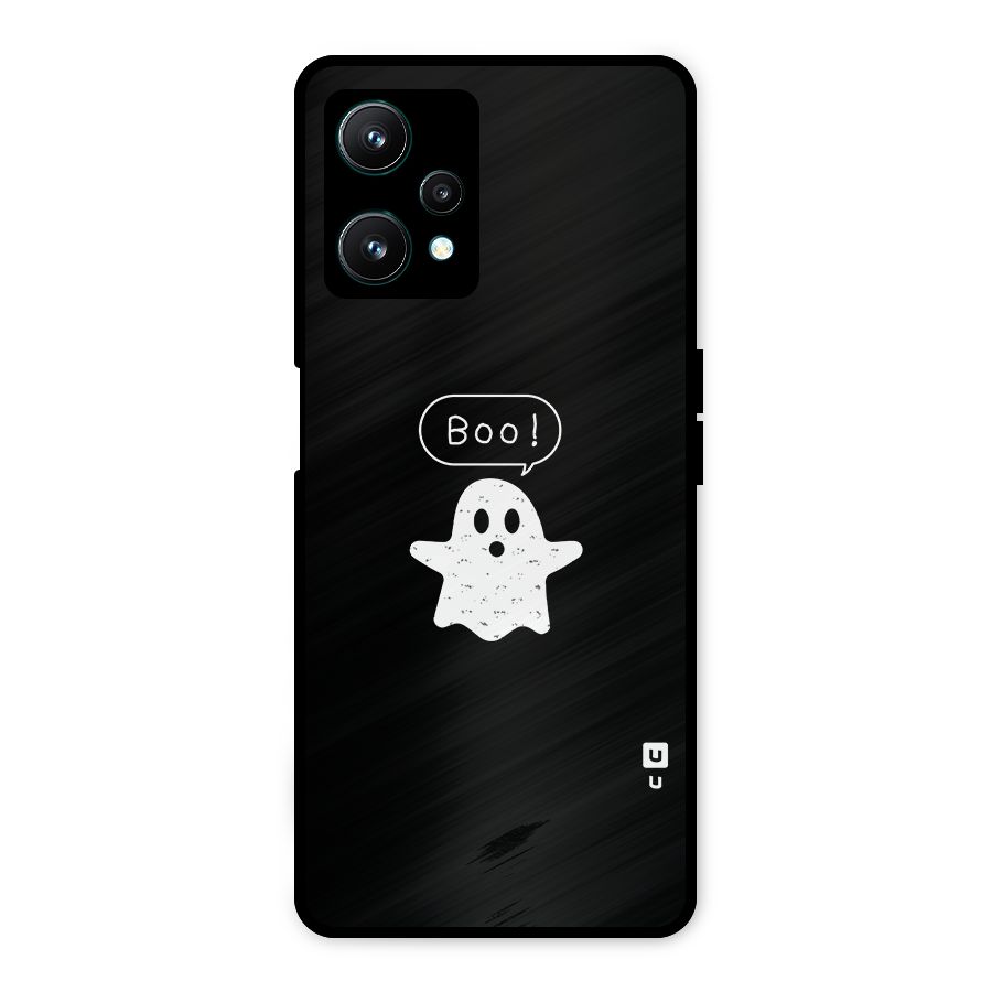 Boo Cute Ghost Metal Back Case for Realme 9 Pro 5G