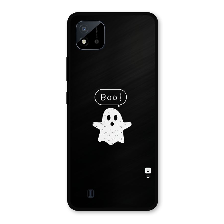 Boo Cute Ghost Metal Back Case for Realme C11 2021