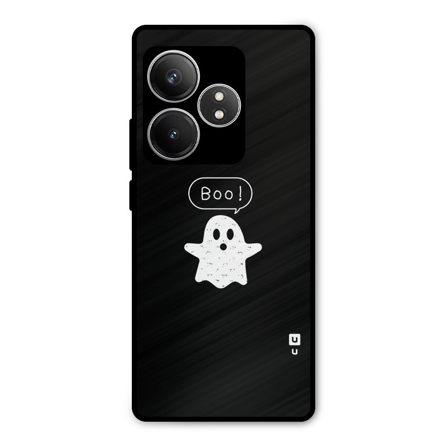 Boo Cute Ghost Metal Back Case for Realme GT 6T