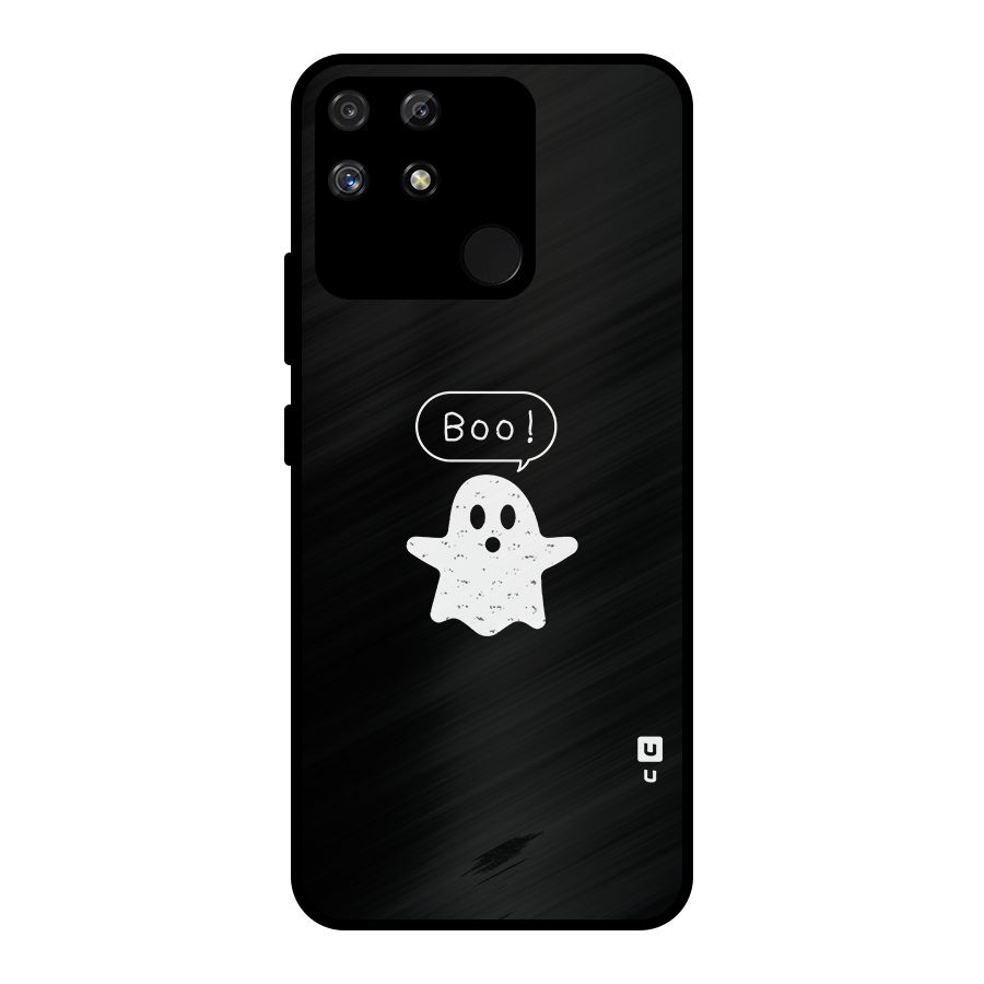 Boo Cute Ghost Metal Back Case for Realme Narzo 50A