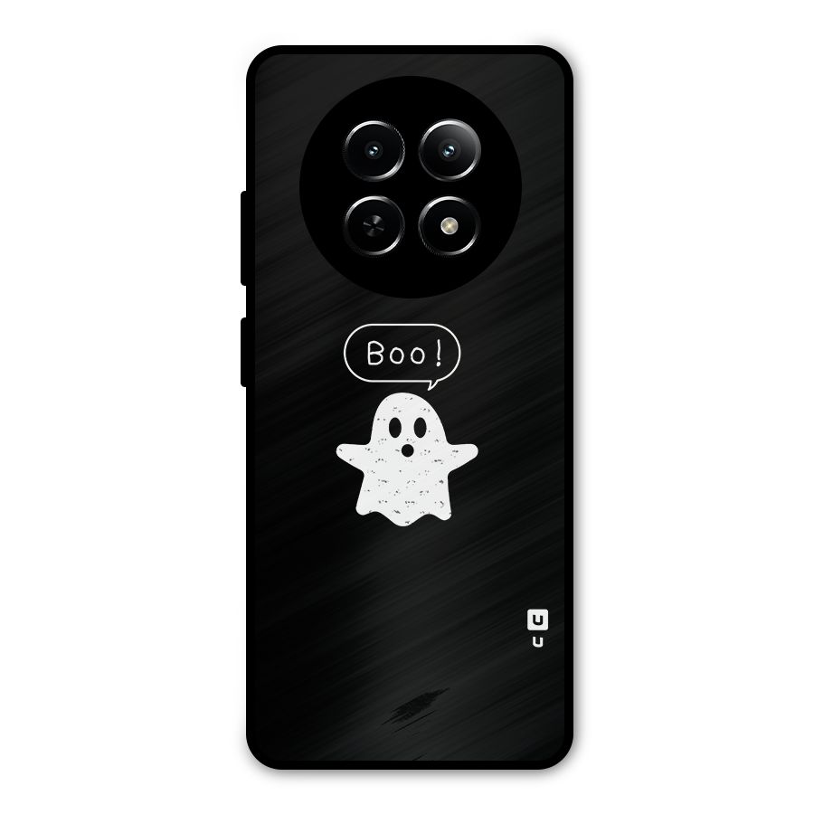 Boo Cute Ghost Metal Back Case for Realme Narzo 70x 5G